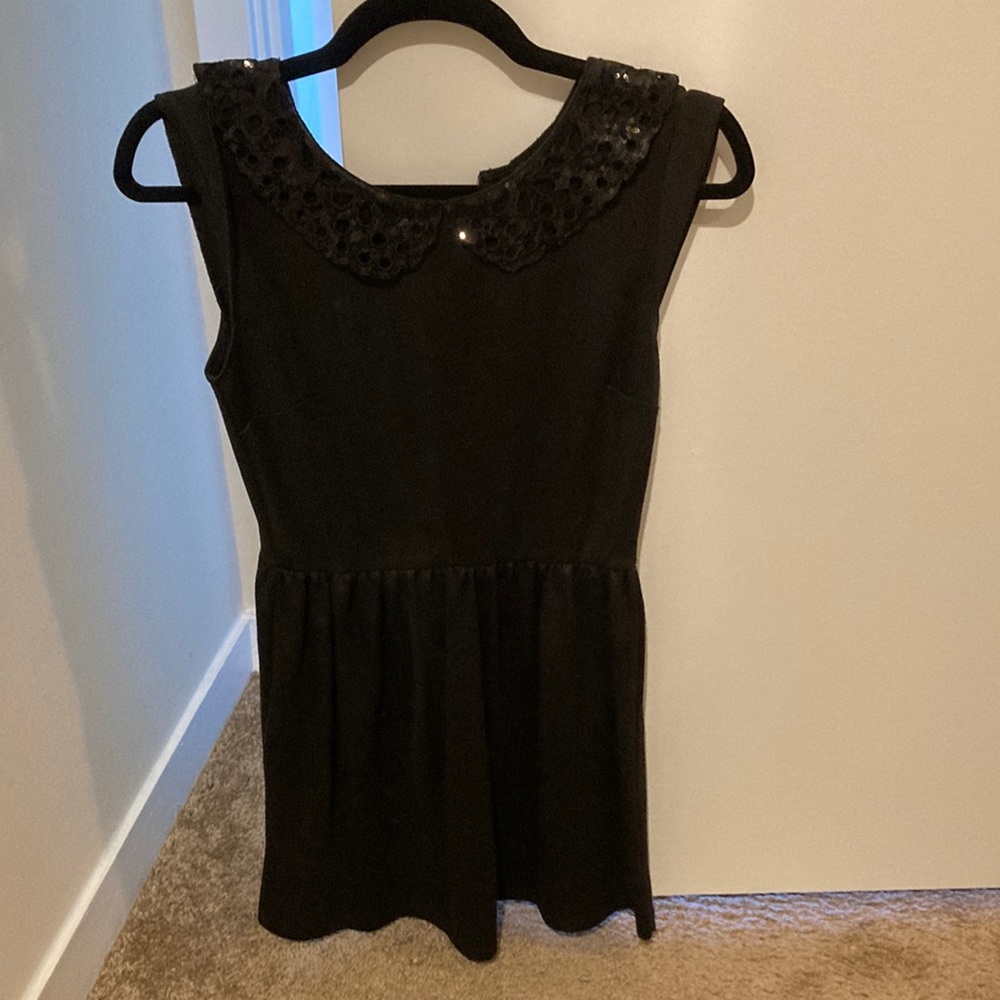 Black dress with sequins